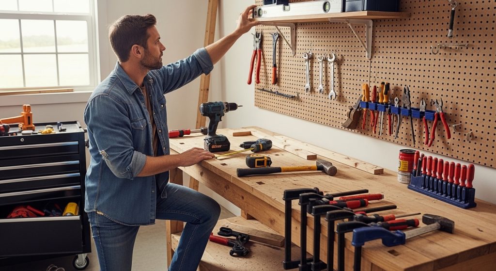 How To Set Up A Simple Home Garage Workshop
